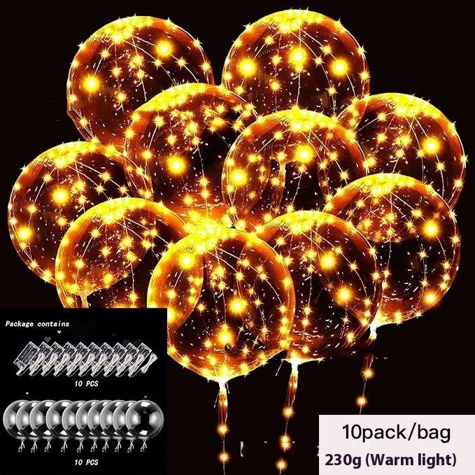 Helium Floating Air Led Glowing Balloon Party Decoration Balloon - Serenity Spaces