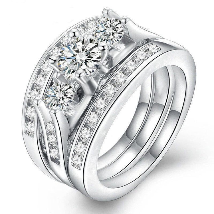 Couple Three - piece Set Ring European And American Fashion - Serenity Spaces