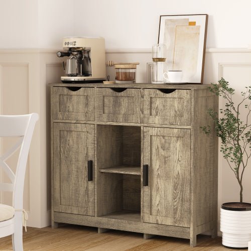 Storage Cabinets,Wooden Floor Cabinet,with Drawers And Shelves Storage Cabinets,Accent Cabinet For Living Room,Bedroom,Bathroom Furniture Home Decor - Serenity Spaces