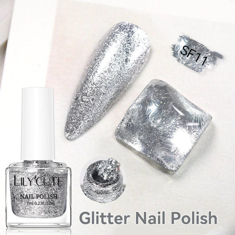 Quick - dry Metallic Mirror Nail Polish, No Baking Required - Serenity Spaces