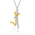 18K Love Hug Necklace Couple Anniversary Valentine&