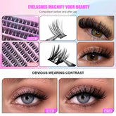 12 Rows Of 150 Segmented Lashes In Clusters - Serenity Spaces