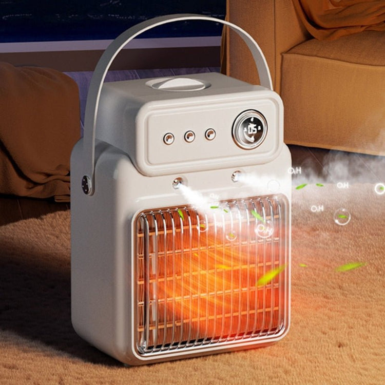 1200W 2 In 1 Efficient Room Heater Humidifying Table Heater Overheating Protections Heater Indoor Heater Suitable For Offices - Serenity Spaces