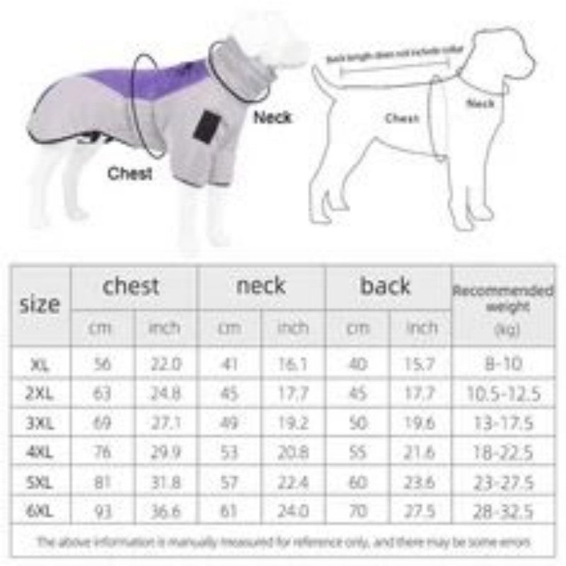 Waterproof Large Dog Jacket Warm Dog Clothes Winter Coat French Dog Reflective Dog Cold Weather Coats Pet Snow Jacket - Serenity Spaces