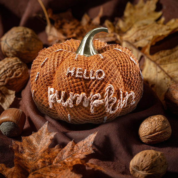 Halloween Pumpkin Decor for Halloween Decorations Indoor, Resin Pumpkin Decoration for Halloween Table Decor