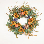 Artificial Fall 28" Floral Wreath for Thanksgiving Day