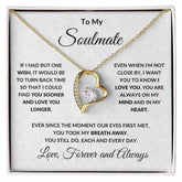 Gift For Women Wife Her Girlfriend Necklace Stainless Steel To My Soulmate The Day I Met You Forever Love Necklace - Serenity Spaces