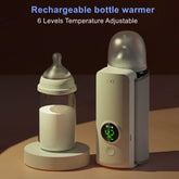 Portable Wireless Rechargeable Baby Bottle Warmer USB Charging And Heating Bag Portable Constant Temperature Milk Warmer Universal Bottle Insulation Sleeve - Serenity Spaces