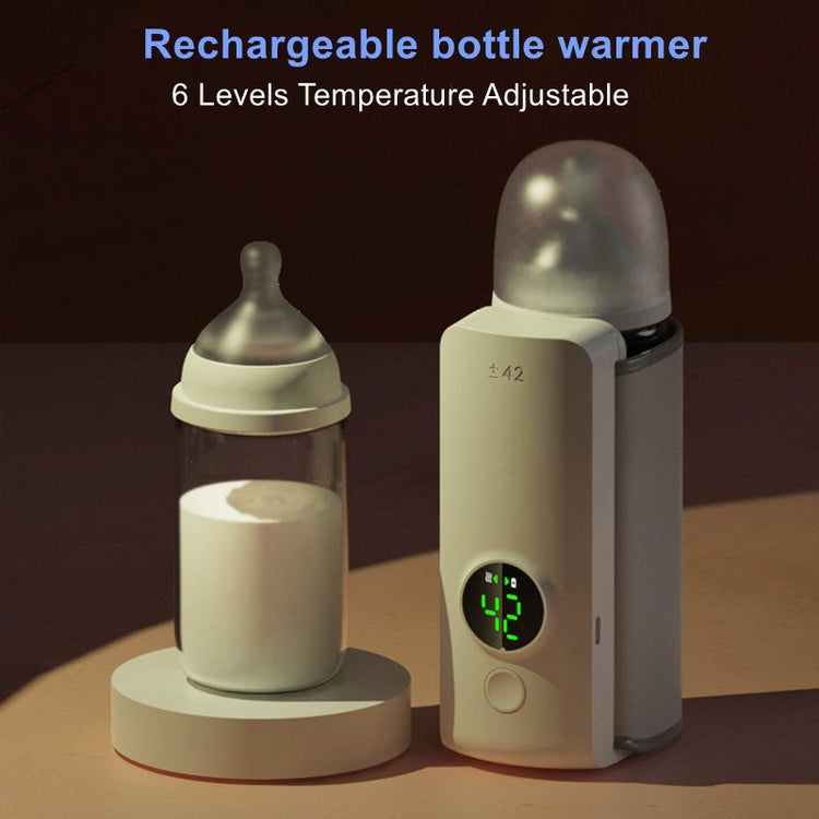 Portable Wireless Rechargeable Baby Bottle Warmer USB Charging And Heating Bag Portable Constant Temperature Milk Warmer Universal Bottle Insulation Sleeve - Serenity Spaces