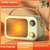 High - power Digital Display Warm Air Blower Desktop Office Small Heater - Serenity Spaces