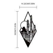 Mountain Wall Art, Mountain Waterfall Metal Wall Art Home Decor, Metal Wall Art, Home Decor Modern Art Wall Ornaments Artwork