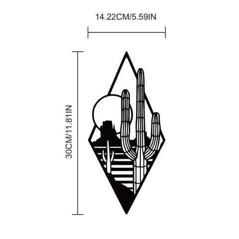 Mountain Wall Art, Mountain Waterfall Metal Wall Art Home Decor, Metal Wall Art, Home Decor Modern Art Wall Ornaments Artwork