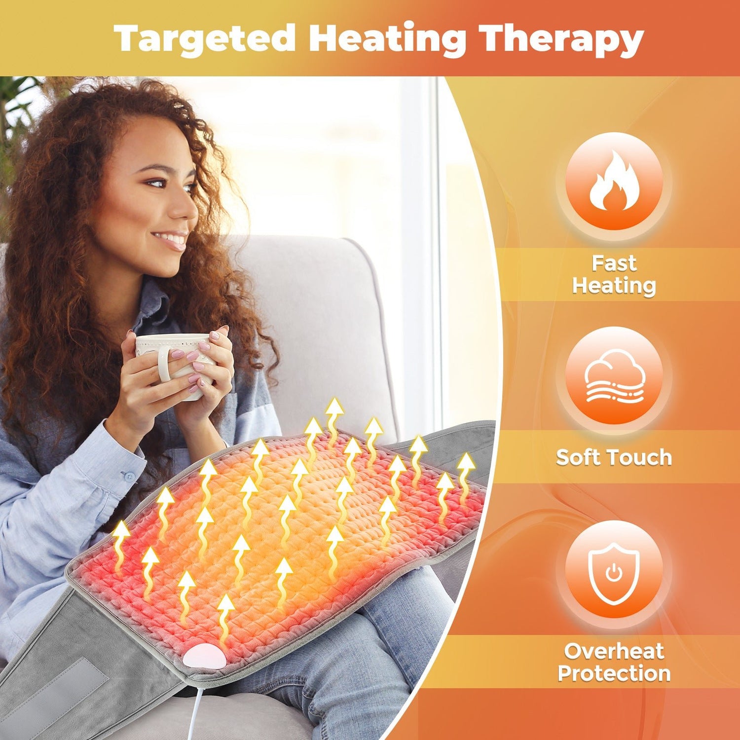 Back Heating Support Belt Heated Waist Brace With Adjustable Temperature Warm Back Belt Abdomen Warmer Lumbar Support Pad - Serenity Spaces