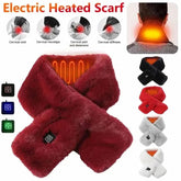 Heating Scarf USB Electric Heated Neck Wrap Heating Pad Pain Relief Three - gear Temperature Control Neck Warmer For Women Men - Serenity Spaces