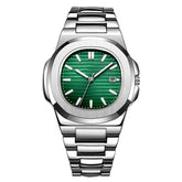 Fashion Steel Belt Calendar Luminous Watch Men - Serenity Spaces