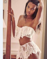 Lingerie Women Babydoll Sleepwear Lace Bra - Serenity Spaces