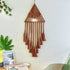 Handwoven Home Decor Triangle Dream Catcher Pendant - Serenity Spaces