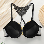 Women's Chrysanthemum Style Sexy Lingerie Set