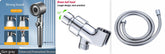 The Third Gear Adjustable Strong Supercharged Shower Head Household Bath Shower Hose Shower Head - Serenity Spaces