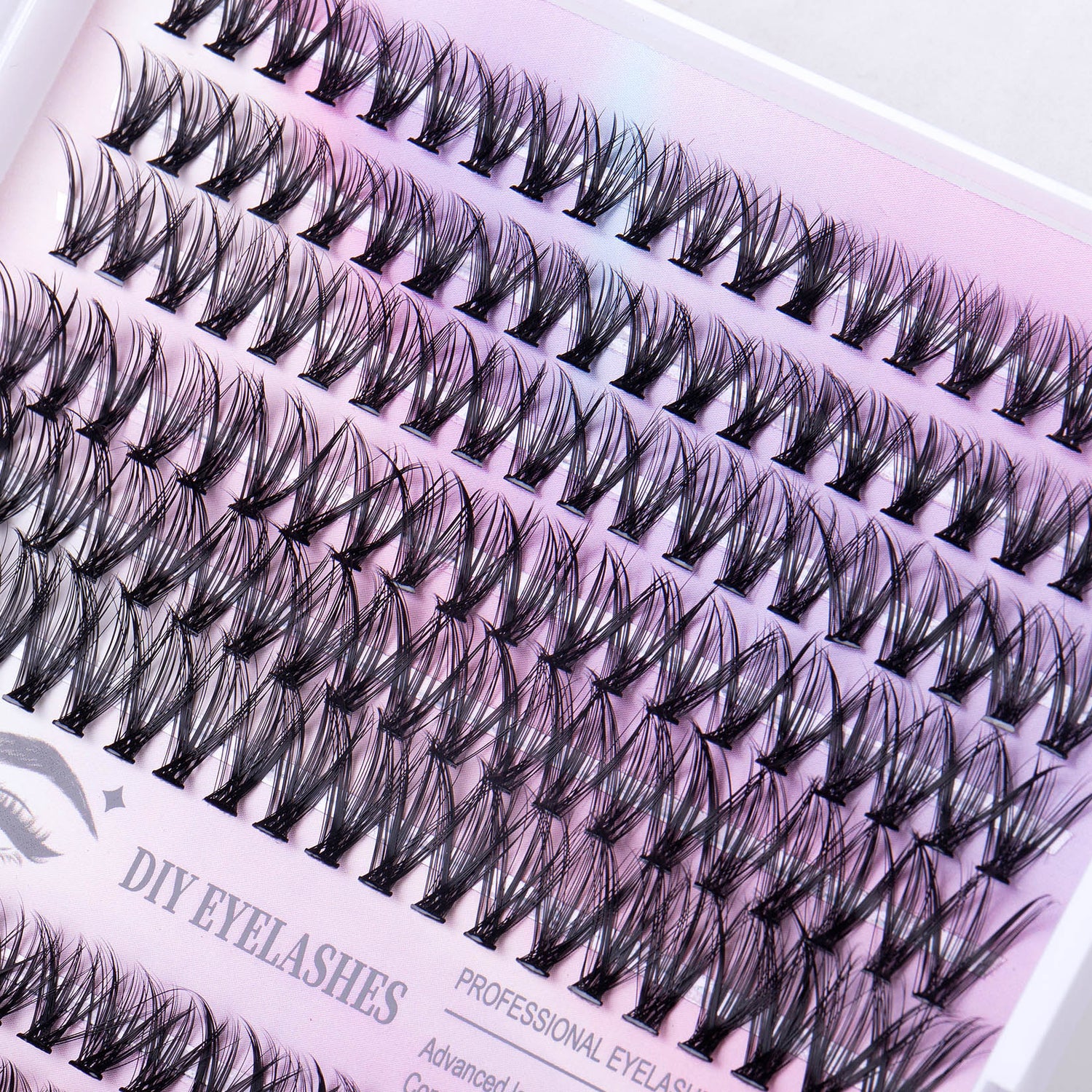 12 Rows Of 30D Plus 40D Clusters Of 240 Segmented Lashes Set - Serenity Spaces