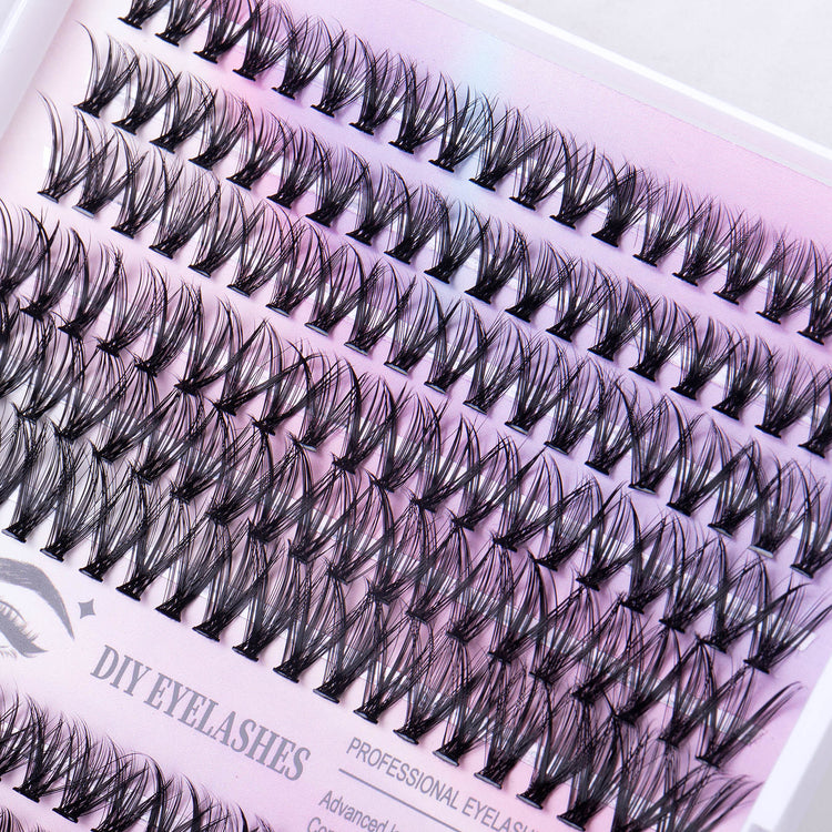 12 Rows Of 30D Plus 40D Clusters Of 240 Segmented Lashes Set - Serenity Spaces