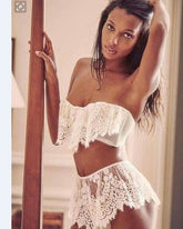 Lingerie Women Babydoll Sleepwear Lace Bra - Serenity Spaces