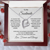 Gift For Women Wife Her Girlfriend Necklace Stainless Steel To My Soulmate The Day I Met You Forever Love Necklace - Serenity Spaces