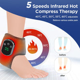 Charging 5 - speed Hot Compress 3 - speed Vibration Ankle Protection - Serenity Spaces