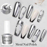 Quick - dry Metallic Mirror Nail Polish, No Baking Required - Serenity Spaces