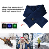 USB Heating Scarf 3 Temperature Settings Adjustable USB Charging Heat Control Neck Warmer - Serenity Spaces