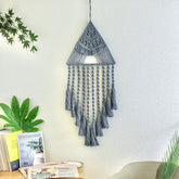 Handwoven Home Decor Triangle Dream Catcher Pendant - Serenity Spaces
