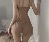 Ruoruo Sexy Lingerie Sexy Pure Color Mesh See - through Sling Women - Serenity Spaces