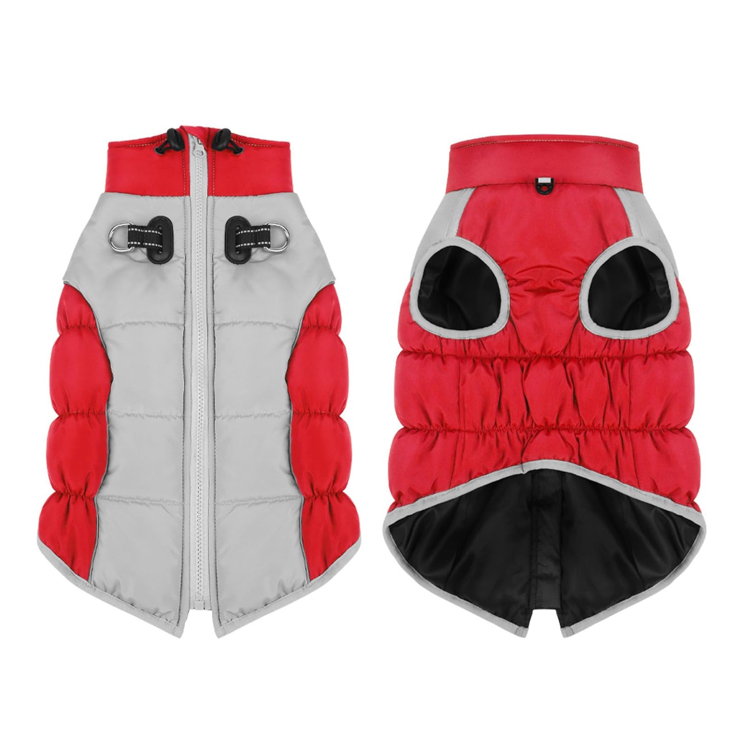Dog Cold Weather Coats - Cozy Waterproof Windproof Reversible Winter Dog Jacket, Thick Padded Warm Coat - Serenity Spaces
