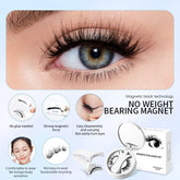 Magnetic False Eyelashes Integrated Storage Box Glue - free Magnet False Eyelashes Natural Makeup Tools With Applicater - Serenity Spaces