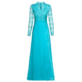 Women V - neck Sexy Lace Elegant Wedding Party Dresses - Serenity Spaces