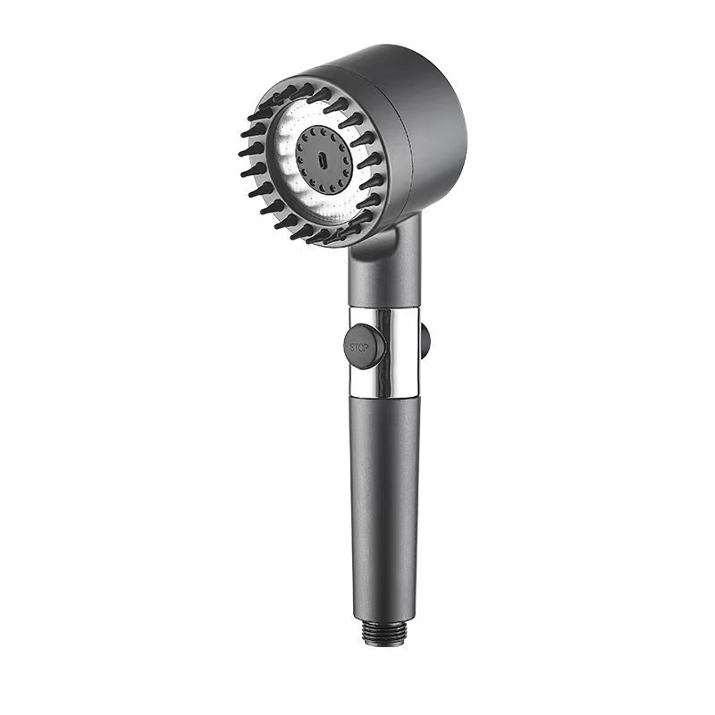The Third Gear Adjustable Strong Supercharged Shower Head Household Bath Shower Hose Shower Head - Serenity Spaces