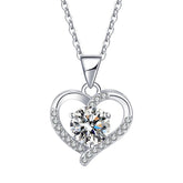 Love Design Silver Necklace Earrings Ring Suit Women - Serenity Spaces
