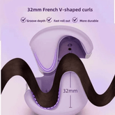 Hair Curling Iron 32mm Deep Wave Hair Curler 4 Temperature Adjustable Fast Heating Crimping Iron Styler Wand For All Hair Style - Serenity Spaces