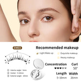 Magnetic False Eyelashes Integrated Storage Box Glue - free Magnet False Eyelashes Natural Makeup Tools With Applicater - Serenity Spaces