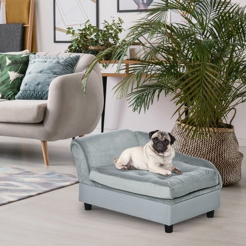 Luxury Small Dog Bed With Hidden Storage - Serenity Spaces