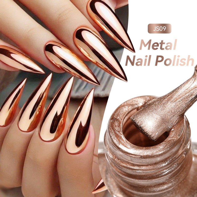 Quick - dry Metallic Mirror Nail Polish, No Baking Required - Serenity Spaces