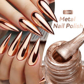 Quick - dry Metallic Mirror Nail Polish, No Baking Required - Serenity Spaces