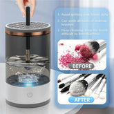 Makeup Brush Cleaner Automatic Rotating Makeup Brush Cleaner USB Portable Electric Cosmetic Makeup Brush Rotary Washing Machine - Serenity Spaces