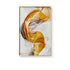 Abstract Yellow Grey Canvas Painting Home Decor - Serenity Spaces