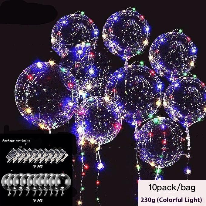 Helium Floating Air Led Glowing Balloon Party Decoration Balloon - Serenity Spaces