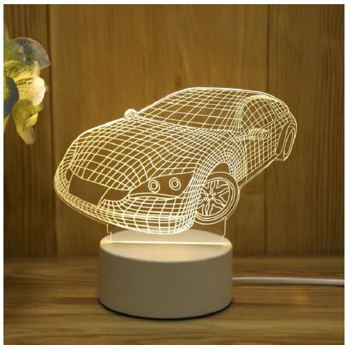 3D Lamp Acrylic USB LED Night Lights Neon Sign Lamp Xmas Home Decorations For Room Decor Valentines Day Gifts - Serenity Spaces