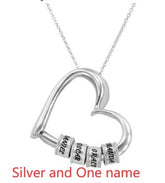 Personalized Heart Necklaces Women Jewelry Custom Name Necklaces & Pendants Mothers Day Gift - Serenity Spaces