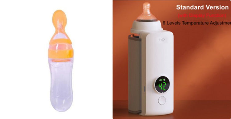 Portable Wireless Rechargeable Baby Bottle Warmer USB Charging And Heating Bag Portable Constant Temperature Milk Warmer Universal Bottle Insulation Sleeve - Serenity Spaces
