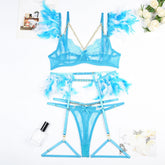 Chains Lace Sexy Lingerie Women Underwear Bra - Serenity Spaces