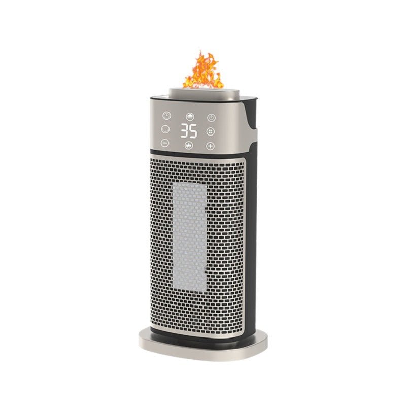Desktop Warm Air Blower 3D Flame Humidifying Heater - Serenity Spaces